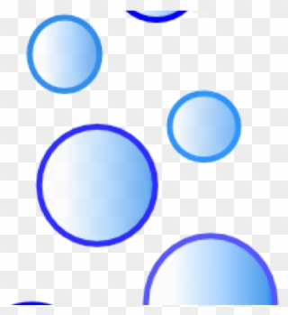 Bubbles Clipart Blue Bubble - Circle - Png Download