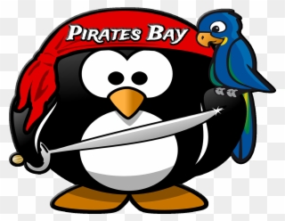Pirate's Bay Water Park - Penguin Pirate Clipart