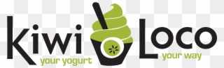 Kiwi Loco Is A Self-serve Frozen Yogurt Retail Store - Kiwi Loco Logo Clipart
