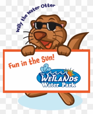 Will The Water Otter@4x - Water Park Clipart