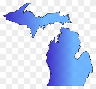 Michigan Map Clipart - Png Download