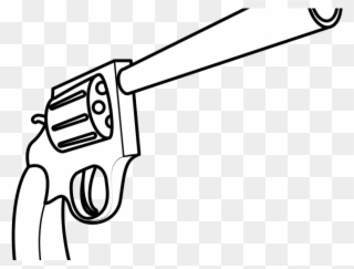 Drawn Rifle Handgun - Gun Drawing Clipart