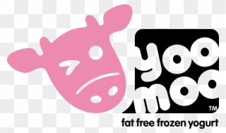 Logo - Yoo Moo Frozen Yogurt Strawberry Clipart