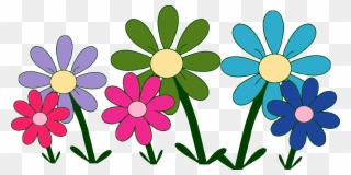 Flower Clipart Wallpaper Free Download Best Flower - Purple Flowers Clip Art - Png Download