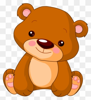 Brown Bear Clip Art - Bear Cub Clipart - Png Download