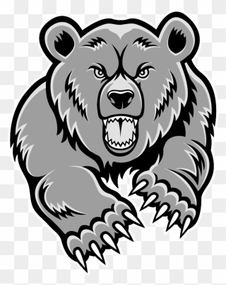 Transparent Grizzly Bear Clipart - Png Download