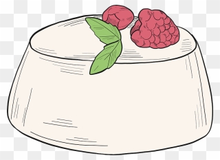 Raspberry Dessert Clipart - Png Download