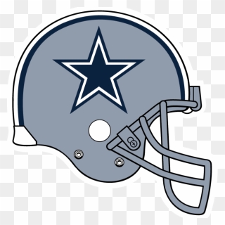 Transparent Dallas Cowboys Clipart - Dallas Cowboys Helmet Drawing - Png Download