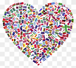 Heart,symmetry,area - Countries United Clipart