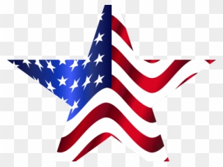 American Flag Star Png Clipart