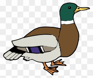 Free Duck Clipart At Getdrawings - Free Clip Art Duck - Png Download
