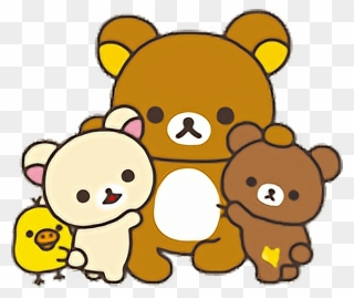 Transparent Teddy Bears Hugging Clipart - Rilakkuma And Friends - Png Download