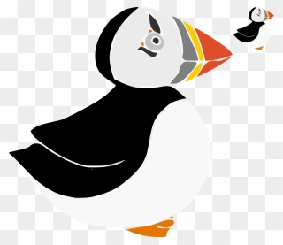 Puffin Clipart Transparent - Cartoon - Png Download