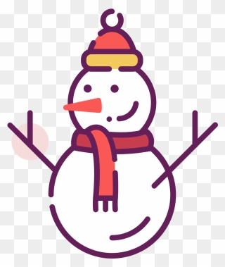 Transparent Snowmen Clipart - Clip Art Christmas Design - Png Download