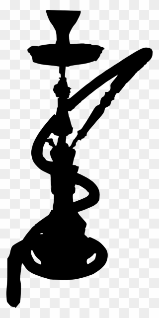 Transparent Smoke Silhouette Png - Hookah Silhouette Clipart