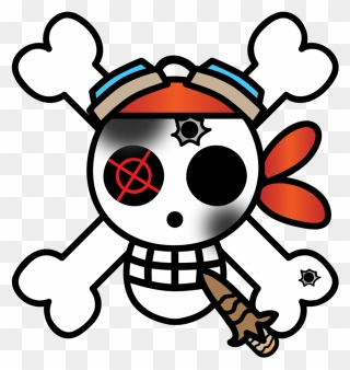 Wallpaper - Jolly Roger One Piece Pirate Flag Clipart