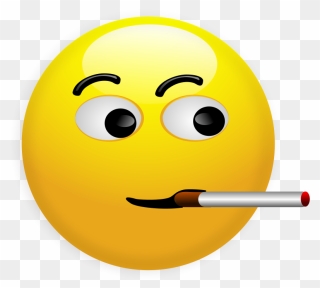 Cigarette Smiley Clipart