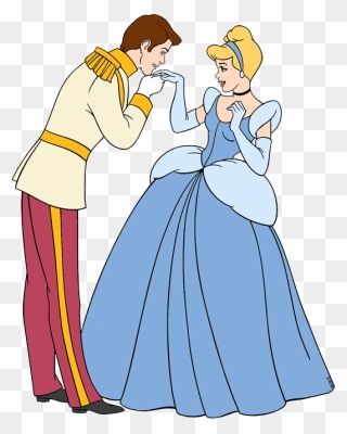 Cinderella And Prince Charming Clip Art - Cinderella And Prince Charming Clipart - Png Download