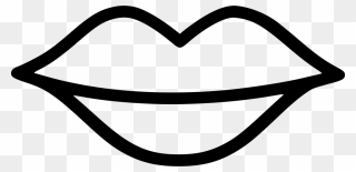 Kiss Clipart Icon - Kissing Lips Icon Png Transparent Png