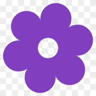 Purple Flower Clipart Png Transparent Png