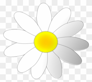 Daisy Flower Clip Art Clipart Clipartix - Daisy Peace Sign - Png Download