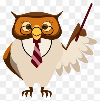 Smart Owl Clip Art - Did You Know Owl - Png Download