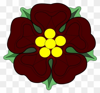 Official Tudor Rose Svg Clip Arts - Red Rose Battle Of Bosworth - Png Download