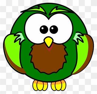 Owl Cartoon Coloring Pages Clipart