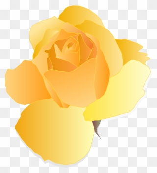 Yellow Rose Clipart Small - Yellow Roses Clipart - Png Download