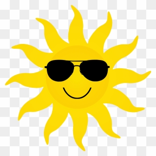 Sun Clipart - Transparent Sun With Shades Png