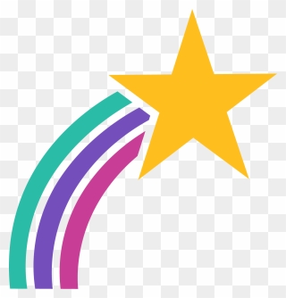 Rainbow Star Clip Art - Star Clip Art .png Transparent Png
