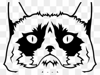 Grumpy Cat Clipart Png , Png Download - Grumpy Cat Svg Transparent Png