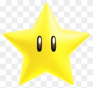 Star Super Mario Clipart - Estrella Mario Bros Png Transparent Png