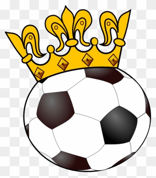 Transparent Princess Crown Clipart Png - Clip Art Cute Soccer Ball