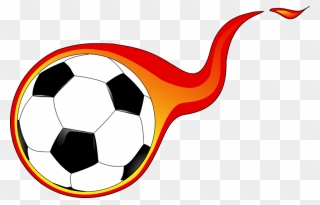 Flaming Football Clipart Boule Soccer Football Images - Moving Soccer Ball Transparent - Png Download