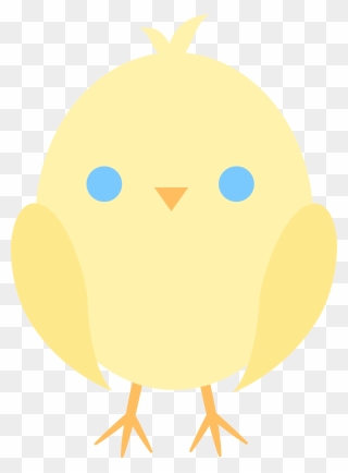 Cute Clipart Baby Chicken - Baby Chick Cartoon - Png Download