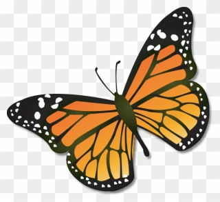Free Cartoon Monarch Butterfly, Download Free Clip - Monarch Butterfly Clipart - Png Download