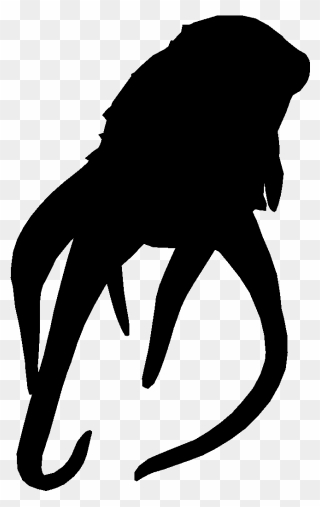 Indian Elephant Clip Art Character Silhouette - Silhouette - Png Download