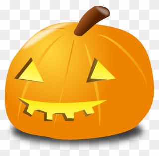 Light Pumpkin Clipart Clip Royalty Free Stock Halloween - Cartoon Pumpkin Carving Png Transparent Png