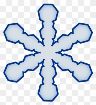 Free Clip Art "snowflake - Snowflake Do A Dot - Png Download
