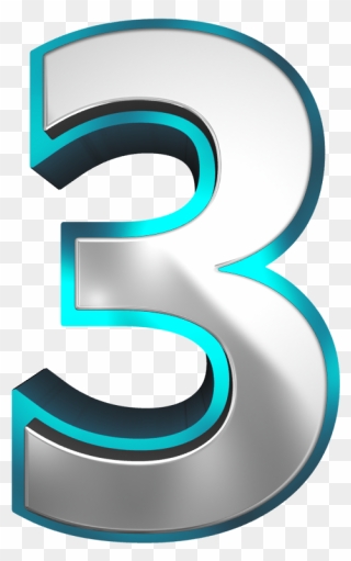 Number Three Png Clipart