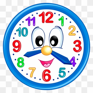 Cute Clock Png Clip Art - Clock Clipart For Kids Transparent Png