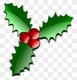 Christmas Leaf Clipart Png - Clipart Christmas Flowers Transparent Png