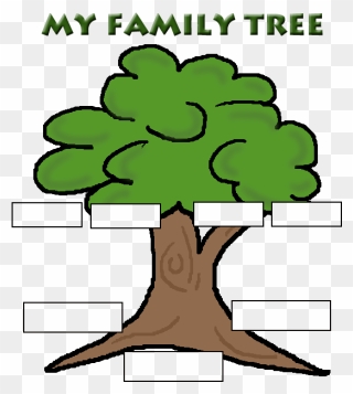 Family - Tree - Clip - Art - Blank Family Tree Template - My Family Tree Png Transparent Png