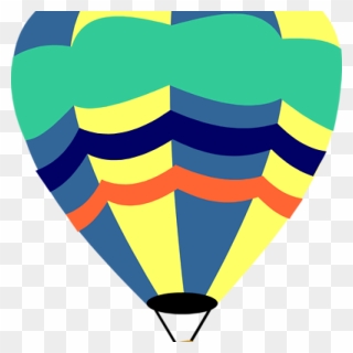Hot Air Balloon Clipart Gold - Png Download