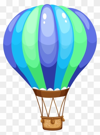 Cinderella Clipart Balloon - Cartoon Hot Air Balloon Clipart - Png Download