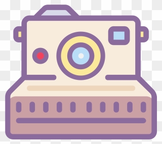 Camera Clipart Polaroid - Polaroid Camera Icon Png Transparent Png
