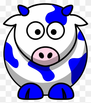 Draw A Fat Cow Clipart