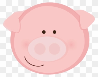 Pig Face Clipart - Cartoon - Png Download