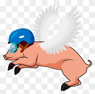 Flying Pig Game Clipart